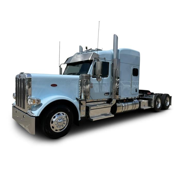 2025 Peterbilt 589 Base in Baffin Blue — front three-quarter view