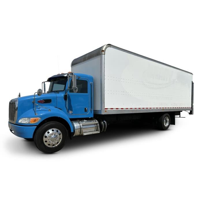2020 Peterbilt 337 Base in Blue — front three-quarter view